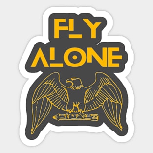 Fly alone Sticker